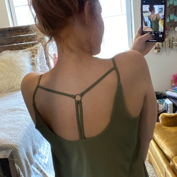 Green Shift Dress - Picture 3 of 3